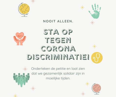 Kopie van sta op tegen corona racisme!