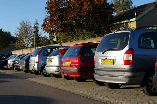 Geparkeerde autos