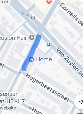 Blauwe lijn jdw