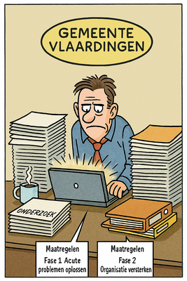 Cartoon van gemeente vlaardingen