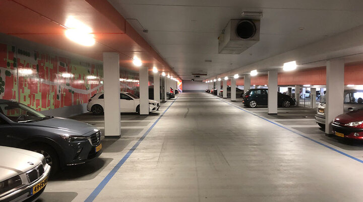 Ondergrondse parkeergarage
