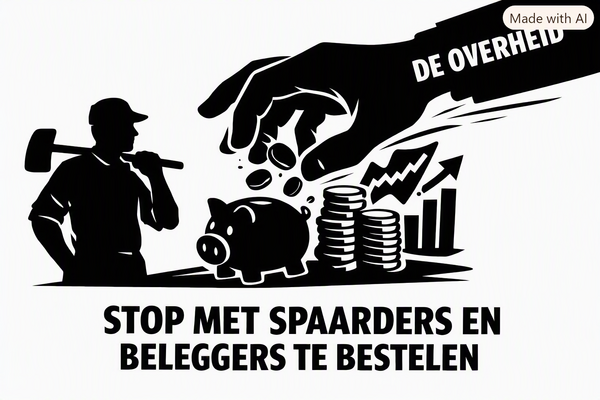 Overheid besteelt spaarders en beleggers