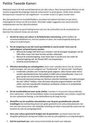 Petitie tweede kamer 800