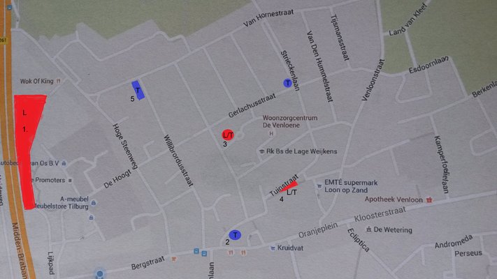 Losloop gebied goede