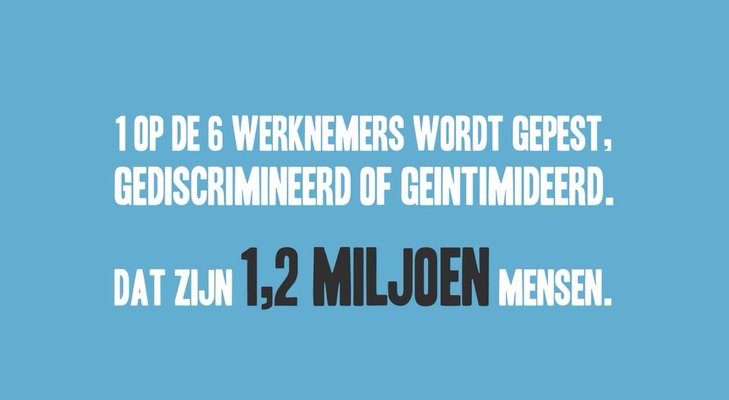 1 op de 6 werknemers wordt gepest gediscrimineeerd of geintimideerd %28ministerie szw%29